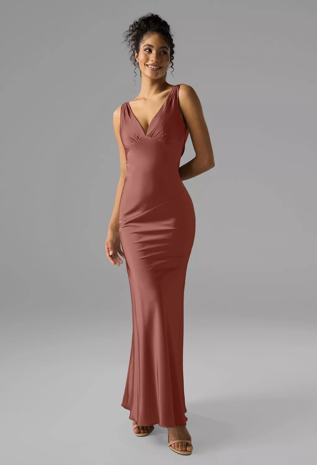 AW Rachael Desert Rose  Cocktail Wedding Guest Dresses